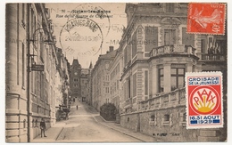 FRANCE - CPA D'Evian Les Bains 1929 - Vignette Croisade De La Jeunesse 16-31 Aout 1929 - Lettere