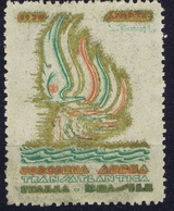 ITALY 1930 AVIAZIONE FASCISMO PROPAGANDA CEOCIERA AEREA TRANSATLANTIQUE ITALIA - BRASILE - Airmail