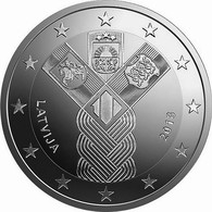 2018- LETTONIE – PAYS BALTES - 2 € PLAQUE ARGENT - Latvia