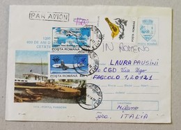 Busta Di Lettera Per Via Aerea Dalla Romania Per Laura Pausini, CGD Milano - Anno 1995 - Brieven En Documenten