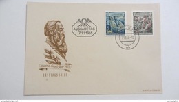 DDR: 2 FDC-Briefe Zum  "Todestag Friedrich Engels" TStpl BERLIN W8 7.11.55 Ohne Anschrift  Knr: 485/0 - 1950-1970