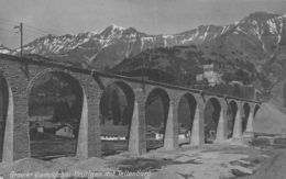 Grosser Viadukt Bei Frutigen Mit Tellenburg - Frutigen