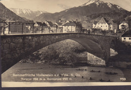 PPC Sommerfrische Hollenstein A.d. Ybbs HOLLENSTEIN A.d. YBBS 1949 Österreichische Zensurstelle '1334' Echte Real Photo - Amstetten