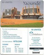 Cameroon Cameroun 50 UT CAM-36 INTELCAM Yaounde Townhall Schlumberger Phonecard Telecard - Cameroun