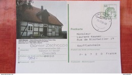 Berlin: Ausl-Karte Bildpost-Gs 15/225 Mit 50 Pfg  Vom 24.7.90 Aus Dresden Nach Frankreich Knr: P 114 - Postcards - Used