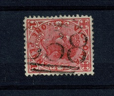 Ref 1333 - Victoria Australia 1d Stamp - Scarce 868 Christmas Hill Numeral Postmark - Usati