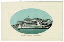 Ref 1333 - Early Bermuda Postcard - Princess Hotel Hamilton - Bermudes