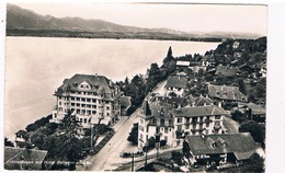 CH-5857   HILTERFINGEN : Mit Hotel Bellevue Au Lac - Hilterfingen