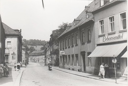 Foto Rohling Für AK ? Thum Chemnitzer Straße Der Befreiung HO Konsum Lebensmittel Laden A Georgstraße Erzgebirge DDR - Thum