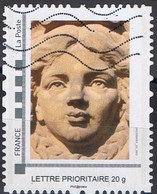 Statue (tête De Femme)  - Lettre Prioritaire 20 G - Collectors