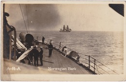 Norway - Norwegian Bark, Tall Ship, Early Real Photo - Noorwegen