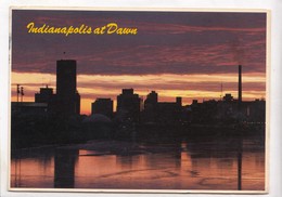 Indianapolis At Dawn, 1991 Used Postcard [23778] - Indianapolis