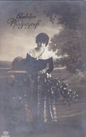 AK Herzlichen Pfingstgruß - Frau Mit Blumen - 1920 (47088) - Pinksteren