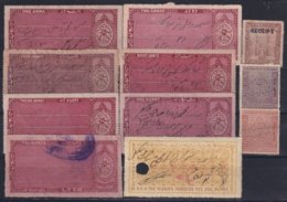 F-EX15675 INDIA FEUDATARY STATE REVENUE HYDERABAD STAMPS LOT - Altri