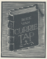 Ex Libris Corrie Tap - A. Schellart (1907-1987) (houtsnede, 1935) - Exlibris