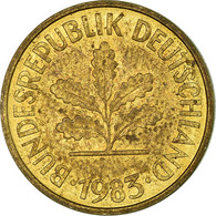 Monnaie, République Fédérale Allemande, 5 Pfennig, 1983, Munich, TTB, Brass - 5 Pfennig