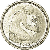 Monnaie, République Fédérale Allemande, 50 Pfennig, 1982, Karlsruhe, SUP - 50 Pfennig