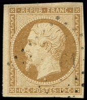 PRESIDENCE - 9    10c. Bistre-jaune, Oblitéré PC 2061, Frappe Très Légère, TTB - 1852 Luis-Napoléon