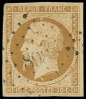 PRESIDENCE - 9    10c. Bistre-jaune, Oblitéré PC 898, TB. Br - 1852 Luis-Napoléon