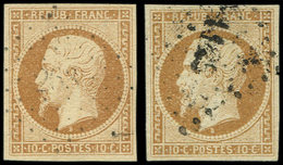 PRESIDENCE - 9    10c. Bistre-jaune, 2 Nuances Obl., TB - 1852 Luis-Napoléon
