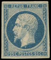 * PRESIDENCE - 10   25c. Bleu, Frais Et TTB - 1852 Luis-Napoléon