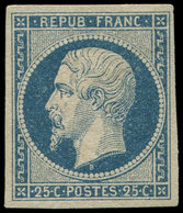 * PRESIDENCE - 10   25c. Bleu, Frais Et TTB - 1852 Louis-Napoléon