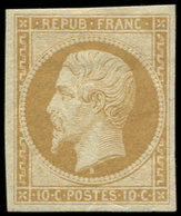 * PRESIDENCE - R9e  10c. Bistre, REIMPRESSION, TB - 1852 Louis-Napoleon