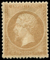 * EMPIRE DENTELE - 21   10c. Bistre, Bon Centrage, TB. Br - 1862 Napoléon III