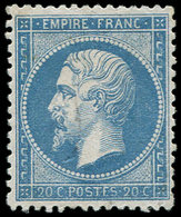 * EMPIRE DENTELE - 22   20c. Bleu, Bon Centrage, TB - 1862 Napoléon III