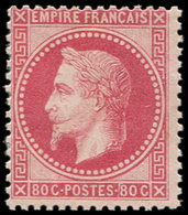 * EMPIRE LAURE - 32   80c. Rose, Centrage Courant, TB - 1863-1870 Napoléon III. Laure