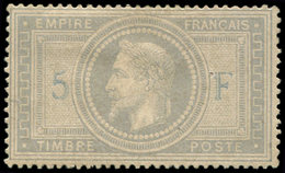 * EMPIRE LAURE - 33    5f. Violet-gris, Petit Clair, Aspect TB. D - 1863-1870 Napoléon III. Laure
