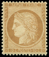 * SIEGE DE PARIS - 36   10c. Bistre-jaune, Frais Et TB. C - 1870 Assedio Di Parigi
