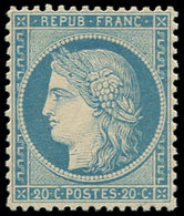 * SIEGE DE PARIS - 37   20c. Bleu, Bien Centré, TB. C - 1870 Assedio Di Parigi