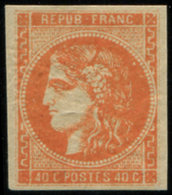 * EMISSION DE BORDEAUX - 48   40c. Orange, TB - 1870 Emisión De Bordeaux