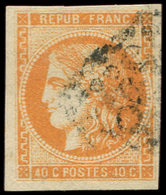 EMISSION DE BORDEAUX - 48h  40c. Jaune-orange, Obl. GC, TB - 1870 Emisión De Bordeaux