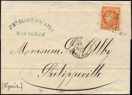 Let EMISSION DE BORDEAUX - 48   40c. Orange, Obl. GC 5055 S. LSC, Càd MARSEILLE BOITE MOBILE 10/3/71, TB. C - 1870 Emisión De Bordeaux