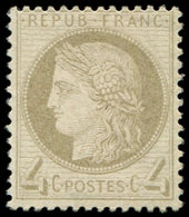 ** CERES DENTELE - 52a   4c. Gris-jaunâtre, TB. C - 1871-1875 Cérès