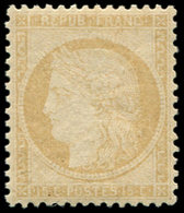 ** CERES DENTELE - 55a  15c. Bistre-jaune, TTB - 1871-1875 Cérès