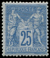 ** TYPE SAGE - 79   25c. Bleu, Frais Et TB - 1876-1878 Sage (Type I)