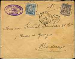 Let TYPE SAGE SUR LETTRES - N°97 Et 101 Obl. Càd Hexag. Bordeaux Les Chartrons 13/7/00 S. Env. Rec., TB - 1877-1920: Periodo Semi Moderno