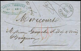 Let Guerre De 1870 -  Cachet Provisoire POSTES/EPINAL/1871 S. LAC De Hennezel Du 20/2/71, TB - Guerra De 1870