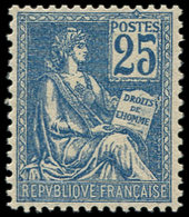 ** EMISSIONS DU XXème SIECLE - 118   Mouchon, 25c. Bleu, Très Bien Centré, TTB - Unused Stamps