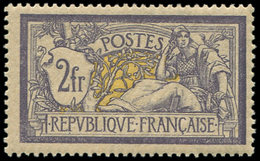 ** EMISSIONS DU XXème SIECLE - 122   Merson,  2f. Violet Et Jaune, Bon Centrage, Très Frais Et TTB - Unused Stamps