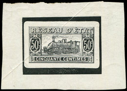 COLIS POSTAUX  (N° Et Cote Maury) - 99   50c., épreuve D'artiste En Noir, Pli, B/TB - Mint/Hinged