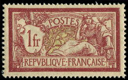 ** Collection Au Type Merson - 121   1f. Lie De Vin Et Olive, Bon Centrage, TTB - 1900-27 Merson