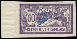 ** Collection Au Type Merson - 144b  60c. Violet Et Bleu, NON DENTELE, Bdf, TB - 1900-27 Merson