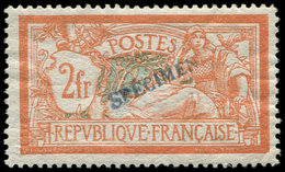 * Collection Au Type Merson - 145   2f. Orange Et Vert, Surch. SPECIMEN En Bleu, Clair, B/TB - 1900-27 Merson