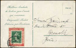 Let LETTRES DU XXe SIECLE - N°137 S. Porte-timbre STEIGERWALD-HUBERT VINS Et SPIRITUEUX Obl. LIBOURNE S. CP De 1910, TB - Cartas & Documentos