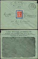 Let LETTRES DU XXe SIECLE - N°138 S. Porte-timbre GUERRE A L'ALCOOL Obl. TORCE 18/2/09 Au Verso D'une Env. Illustrée, TB - Cartas & Documentos