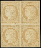 ** Colonies Générales - 22   15c. Bistre, BLOC De 4, 2 Ex. *, TB. Br - Andere & Zonder Classificatie